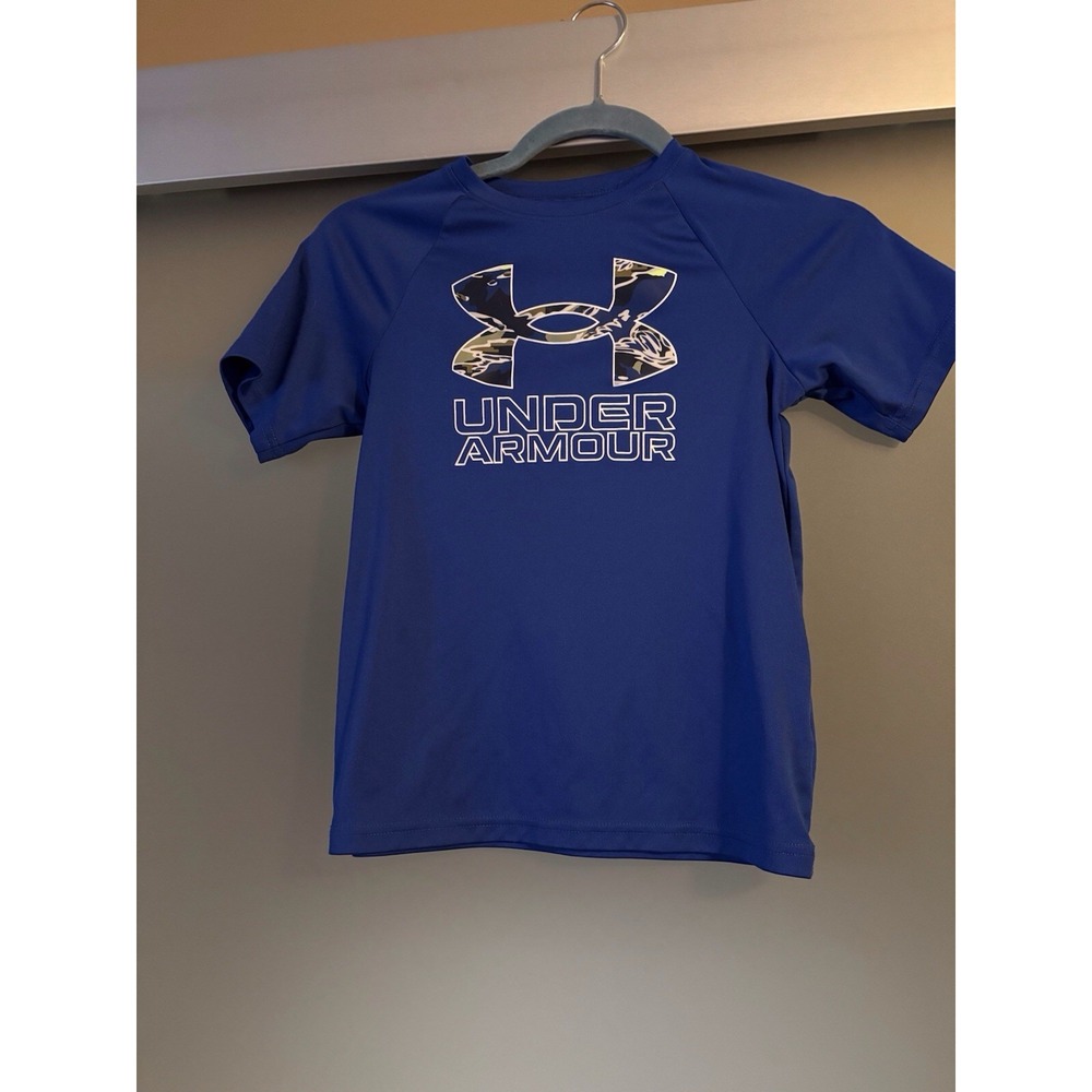 Youth Size Small Blue Under Armour Tshirt‎